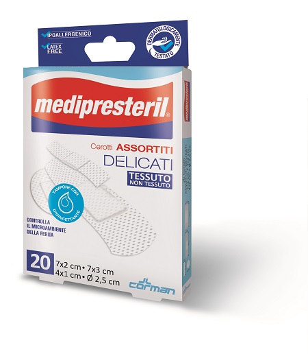 CEROTTO IN STRISCIA MEDIPRESTERIL DELICATO TNT 50X6CM - farmasorriso.com
