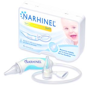 ASPIRATORE NASALE NARHINEL SOFT 1 PEZZO + 2 RICAMBI - farmasorriso.com
