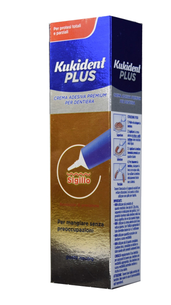 KUKIDENT SIGILLO CREMA ADESIVA PER PROTESI DENTARIE 40 G - farmasorriso.com