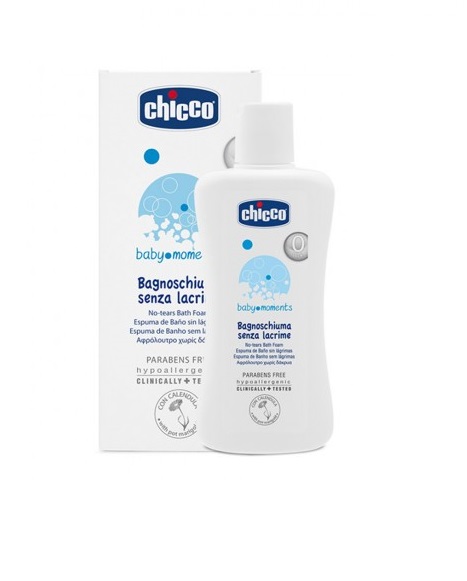 CHICCO COSMETICI BABY MOMENTS BAGNOSCHIUMA 200 ML - farmasorriso.com