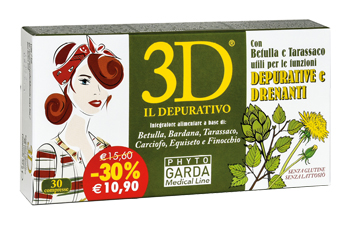 3D IL DEPURATIVO 30 COMPRESSE - farmasorriso.com