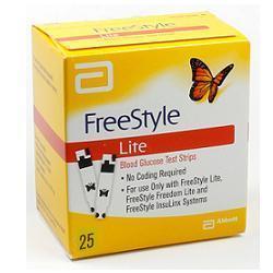 STRISCE MISURAZIONE GLICEMIA FREESTYLE LITE 25 PEZZI - farmasorriso.com