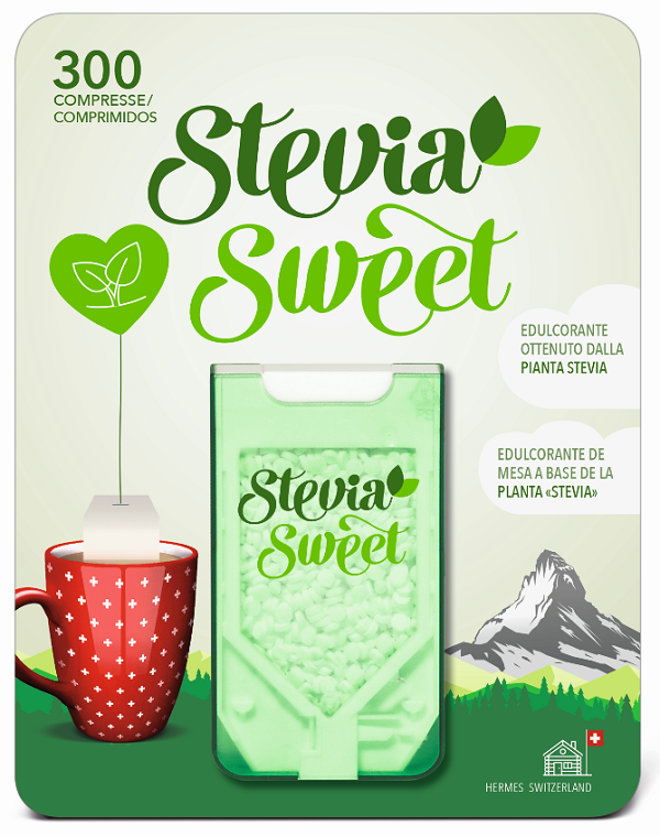HERMESETAS STEVIA 300 COMPRESSE - farmasorriso.com
