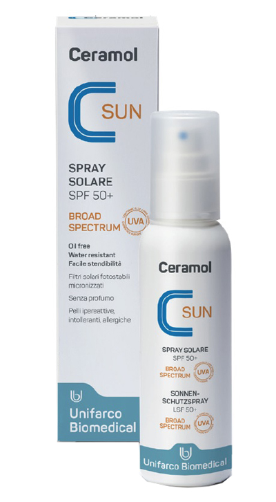 CERAMOL SUN SPRAY SPF 50+ 125 ML - farmasorriso.com