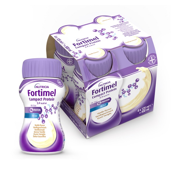 FORTIMEL COMPACT PROTEIN VANIGLIA 4 BOTTIGLIE DA 125 ML - farmasorriso.com