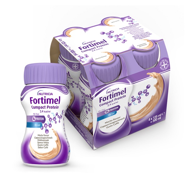 FORTIMEL COMPACT PROTEIN CAFFE' 4 BOTTIGLIE DA 125 ML - farmasorriso.com