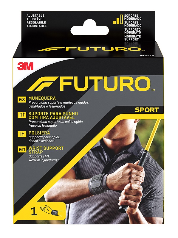 POLSINO ELASTICO UNIVERSALE FUTURO SPORT NERO - farmasorriso.com