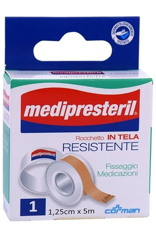 CEROTTO IN ROCCHETTO IN TELA MEDIPRESTERIL 5X125CM - farmasorriso.com