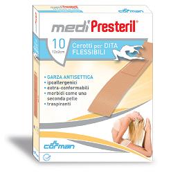CEROTTO MEDIPRESTERIL DITA FLESSIBILE E RESISTENTE 10 PEZZI - farmasorriso.com