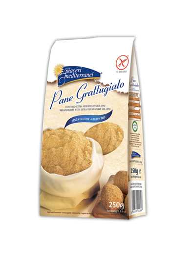 PIACERI MEDITERRANEI PANE GRATTUGGIATO SENZA GLUTINE 250 G - farmasorriso.com