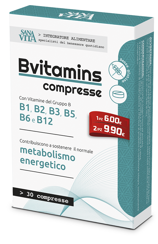 SANAVITA BVITAMINS 30 COMPRESSE - farmasorriso.com
