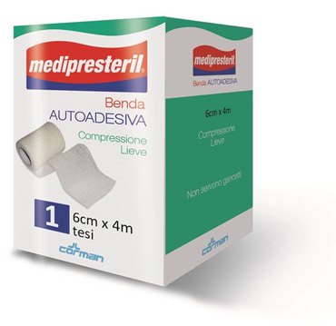 BENDA ADESIVA MEDIPRESTERIL 6X400CM - farmasorriso.com
