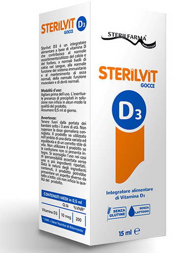 STERILVIT D3 GOCCE 15 ML - farmasorriso.com
