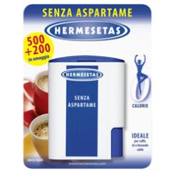 HERMESETAS SENZA ASPARTAME 500 + 200 COMPRESSE - farmasorriso.com