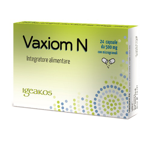 VAXIOM N 24 CAPSULE 12 G - farmasorriso.com