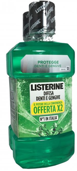 LISTERINE DIFESA DENTI E GENGIVE BUNDLE 2 X 500 ML - farmasorriso.com