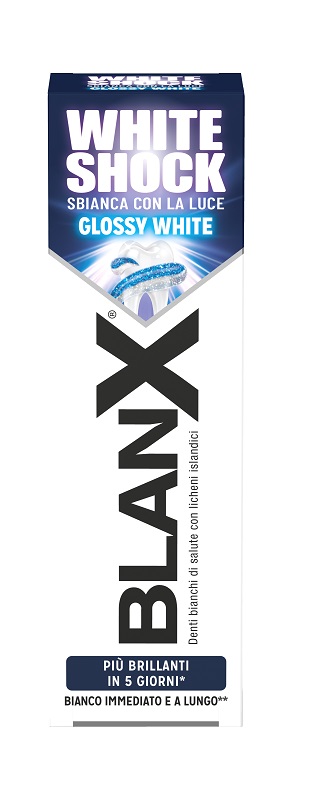 BLANX WHITE SHOCK SBIANCANTE DENTI 75 ML - farmasorriso.com