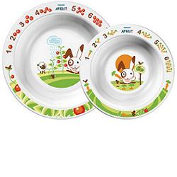 AVENT SET 2 PIATTI FONDI 6 MESI+ - farmasorriso.com