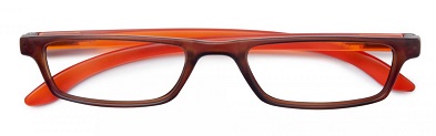 TWINS SILVER TRENDY OCCHIALE PREMONTATO ARANCIONE/MARRONE +2,00 - farmasorriso.com