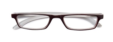 TWINS SILVER TRENDY OCCHIALE PREMONTATO MARRONE/BIANCO +3,50 - farmasorriso.com