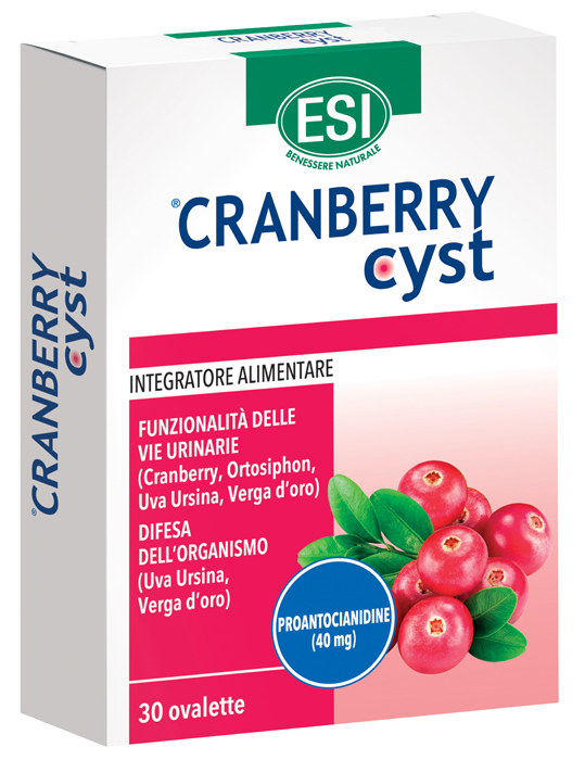 ESI CRANBERRY CYST 30 OVALETTE - farmasorriso.com