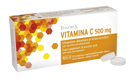 TONOREX VITAMINA C 500 MG 20 COMPRESSE - farmasorriso.com