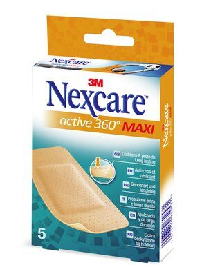 CEROTTO NEXCARE ACTIVE 360 GRADI 5 PEZZI - farmasorriso.com