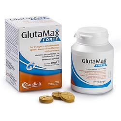 MANGIME COMPLEMENTARE PER CANI GLUTAMAX FORTE BARATTOLO 40 COMPRESSE - farmasorriso.com