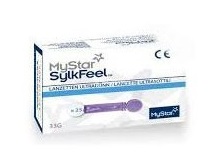 LANCETTE PUNGIDITO MYSTAR SYLKFEEL LANCETS 33 GAUGE 25 PEZZI - farmasorriso.com