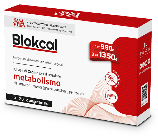 SANAVITA BLOKCAL 20 COMPRESSE - farmasorriso.com