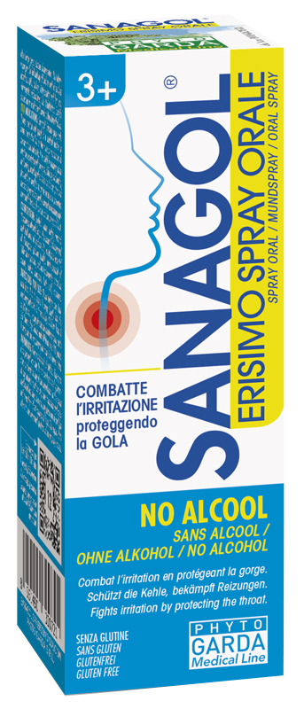 SANAGOL SPRAY ERISIMO SENZA ALCOOL 20 ML - farmasorriso.com