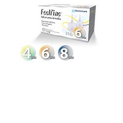 AGO PER PENNA DA INSULINA FEELFINE GAUGE 31 LUNGHEZZA 8 MM 100 PEZZI - farmasorriso.com