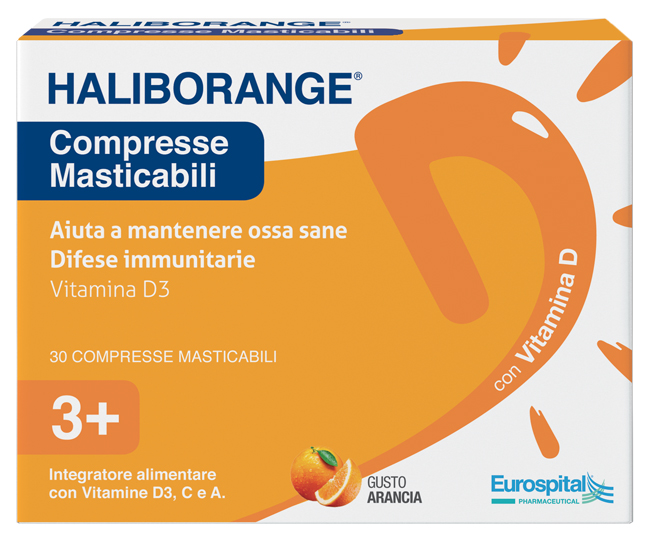 HALIBORANGE 30 COMPRESSE MASTICABILI 450MG - farmasorriso.com