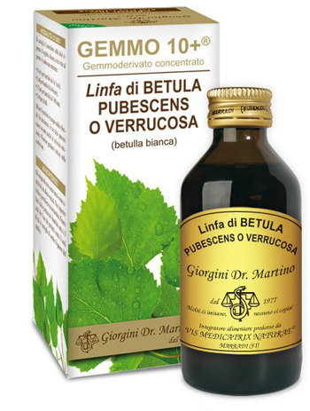 GEMMO 10+ BETULLA B LINFA 100 ML LIQUIDO ANALCOLICO - farmasorriso.com