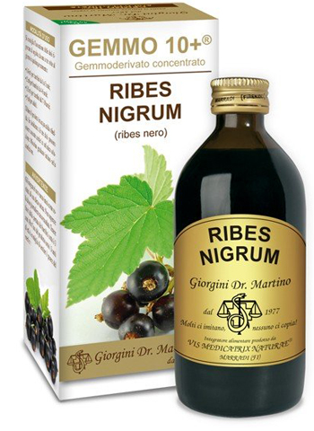 GEMMO 10+ RIBES NERO 200 ML LIQUIDO ANALCOLICO - farmasorriso.com