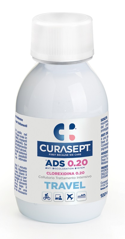 CURASEPT COLLUTORIO 0,20 ADS TRAVEL 100 ML - farmasorriso.com