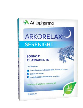 ARKORELAX SERENIGHT 15 CAPSULE - farmasorriso.com