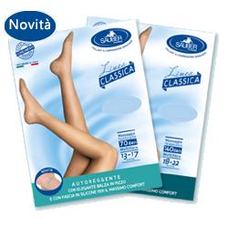 SAUBER CALZA AUTOREGGENTE 140 DENARI MAGLIA MICRORETE NEUTRO BEIGE 4 LINEA CLASSICA - farmasorriso.com