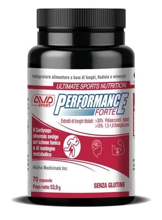PERFORMANCE FORTE 70 CAPSULE FLACONE 53,9 G - farmasorriso.com