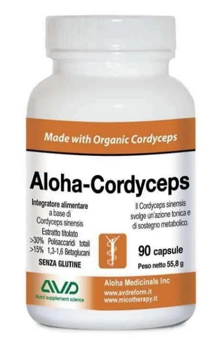 ALOHA CORDYCEPS 90 CAPSULE - farmasorriso.com