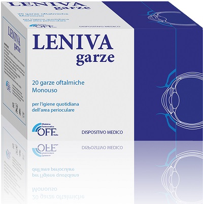 LENIVA GARZE OFTALMICHE 20 PEZZI - farmasorriso.com