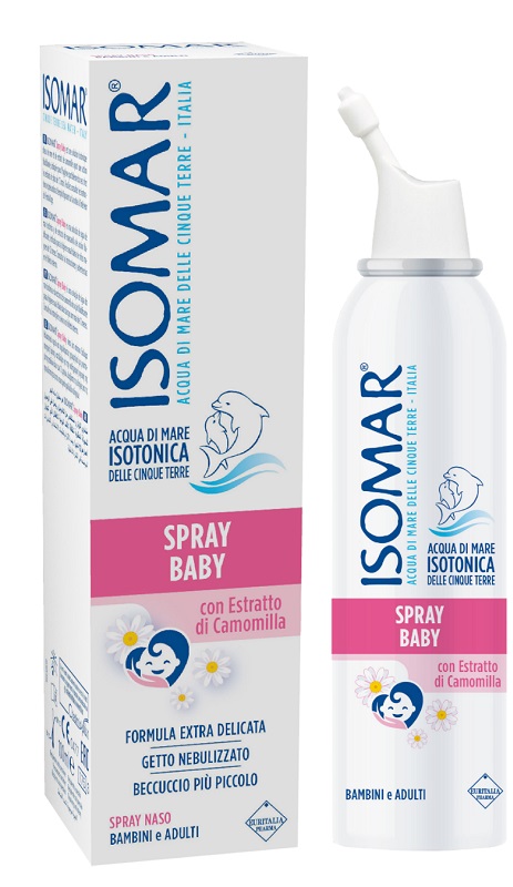 ISOMAR SPRAY BABY CON CAMOMILLA 100 ML - farmasorriso.com