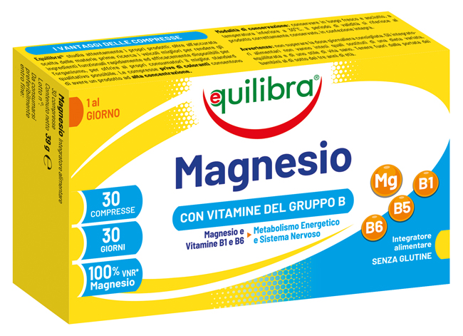 MAGNESIO CON VITAMINE GRUPPO B 30 COMPRESSE - farmasorriso.com