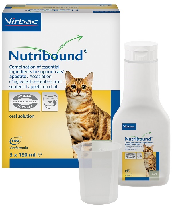 NUTRIBOUND SOLUZIONE ORALE APPETIBILE PER GATTO 3 FLACONI DA 150 ML - farmasorriso.com