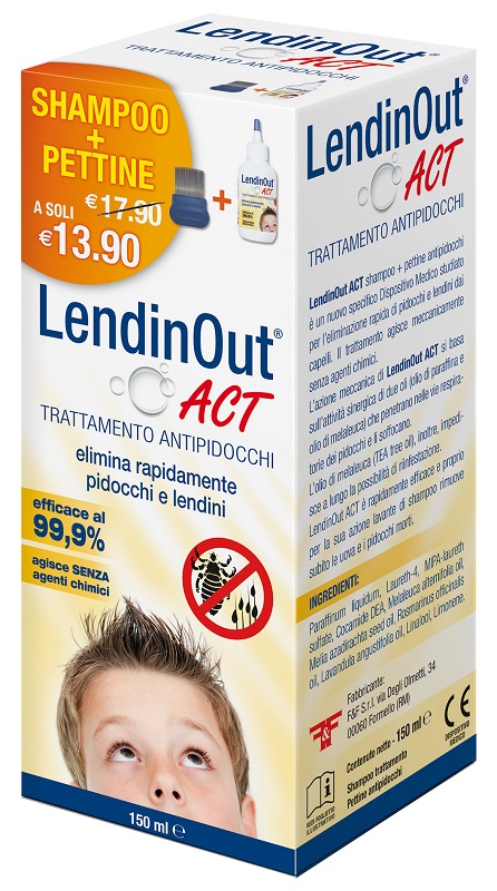LENDINOUT ACT ANTIPIDOCCHI 150 ML - farmasorriso.com