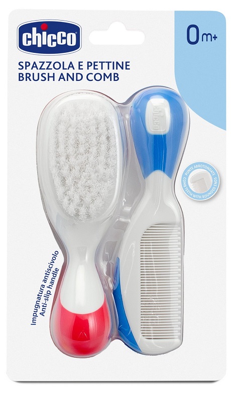 CHICCO SPAZZOLA + PETTINE NYLON - farmasorriso.com