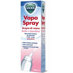 VICKS VAPOSPRAY ACQUA DI MARE BEBE' BAMBINI ISOTONICO 100 ML - farmasorriso.com