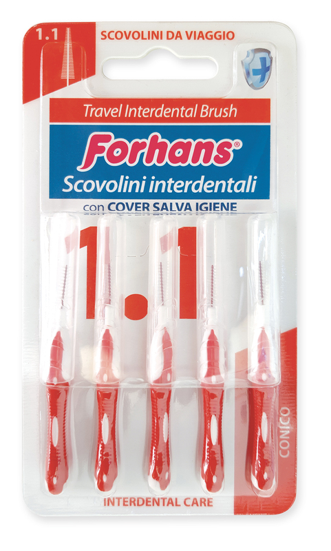 FORHANS TRAVEL INTERDENTAL BRUSH 1,1 - farmasorriso.com