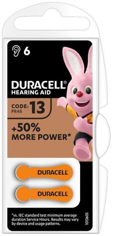 DURACELL EASY TAB 13 ARANCIO BATTERIA PER APPARECCHIO ACUSTICO - farmasorriso.com