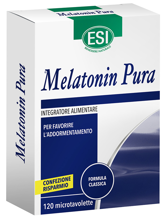 ESI MELATONIN PURA 120 MICROTAVOLETTE - farmasorriso.com